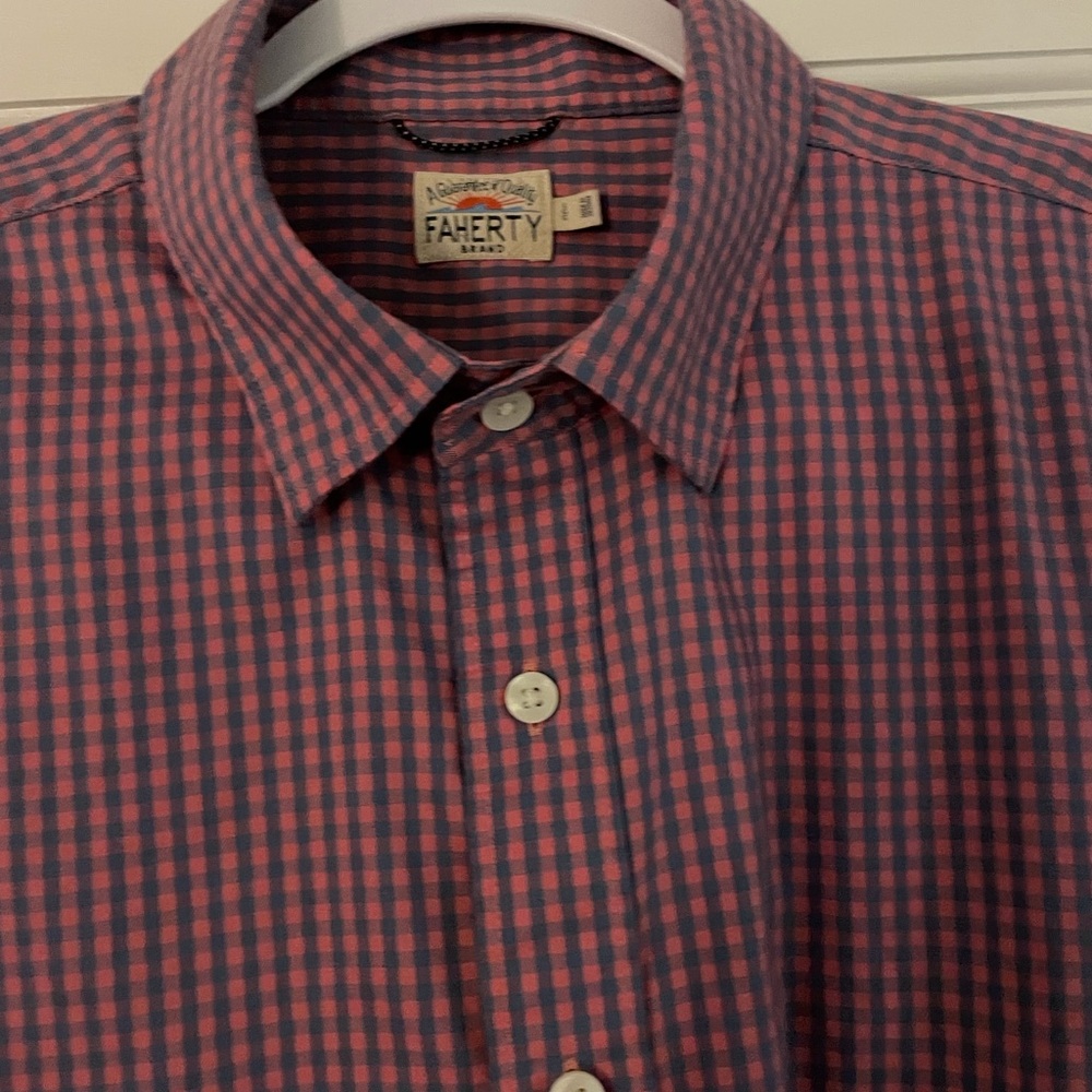Like New Faherty Button Up - Picture 3 of 3